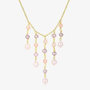 Handmade Tassel Style Fresh Water Pearl Necklace